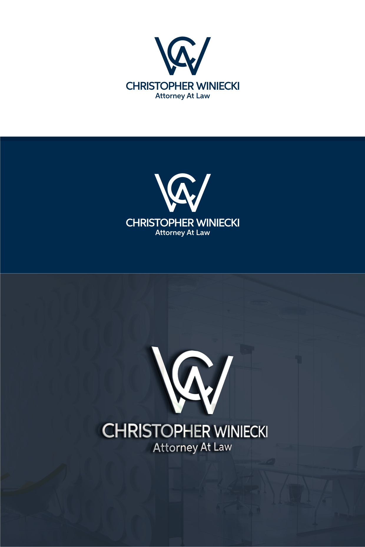 Diseño de Logo por Atvento Graphics para Winiecki Law PLLC | Diseño #36096813
