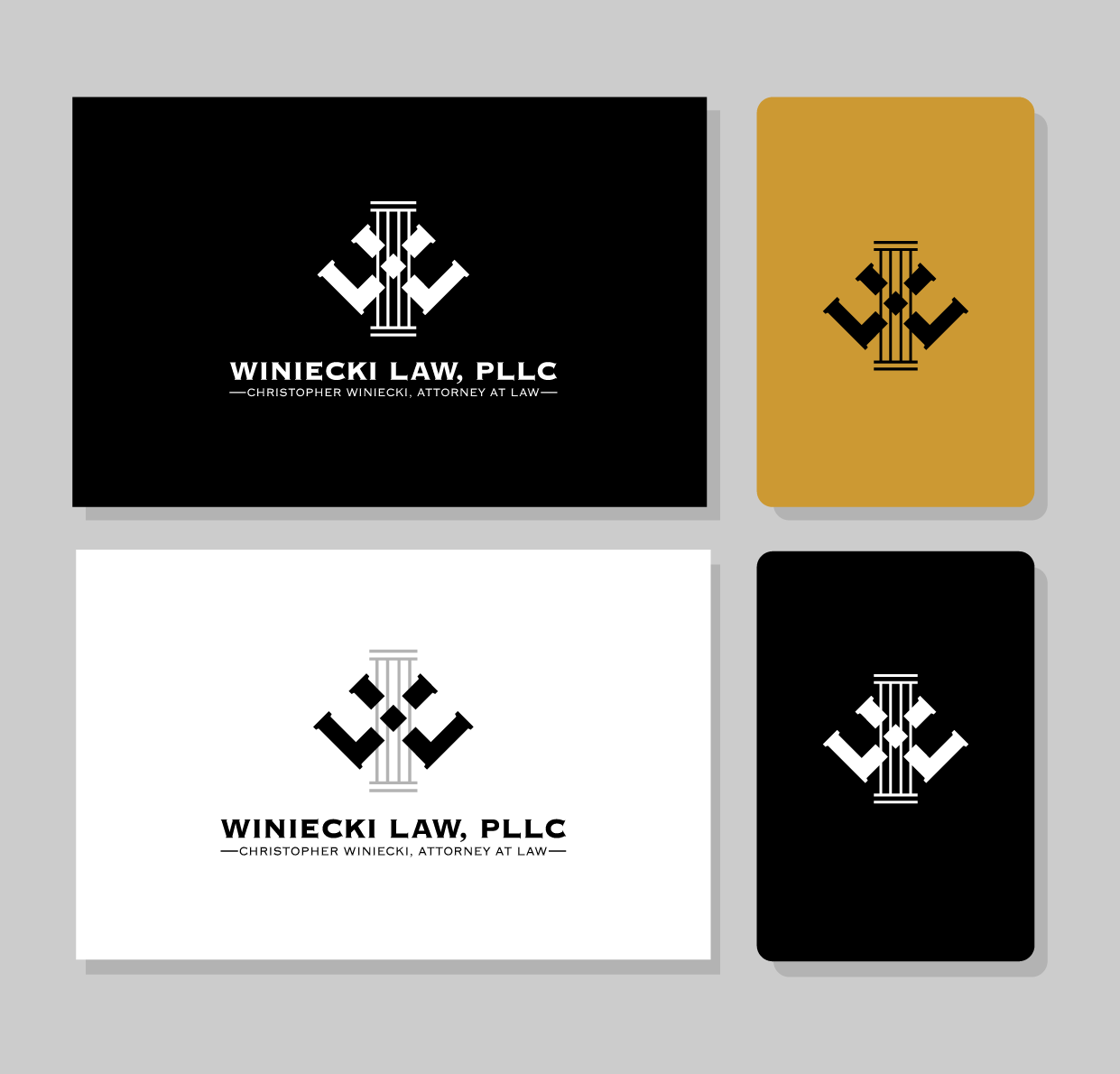 Diseño de Logo por bijuak para Winiecki Law PLLC | Diseño #36097587