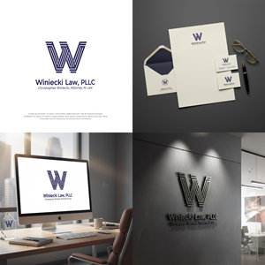 Logo-Design von creative.visuals für Winiecki Law PLLC | Design #36089639