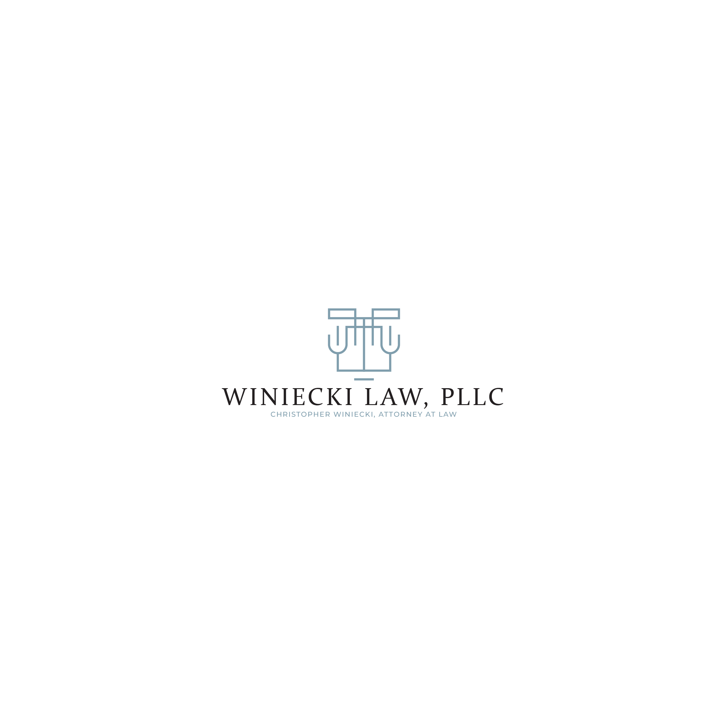 Logo Design by Offer for Winiecki Law PLLC | Design #36052814