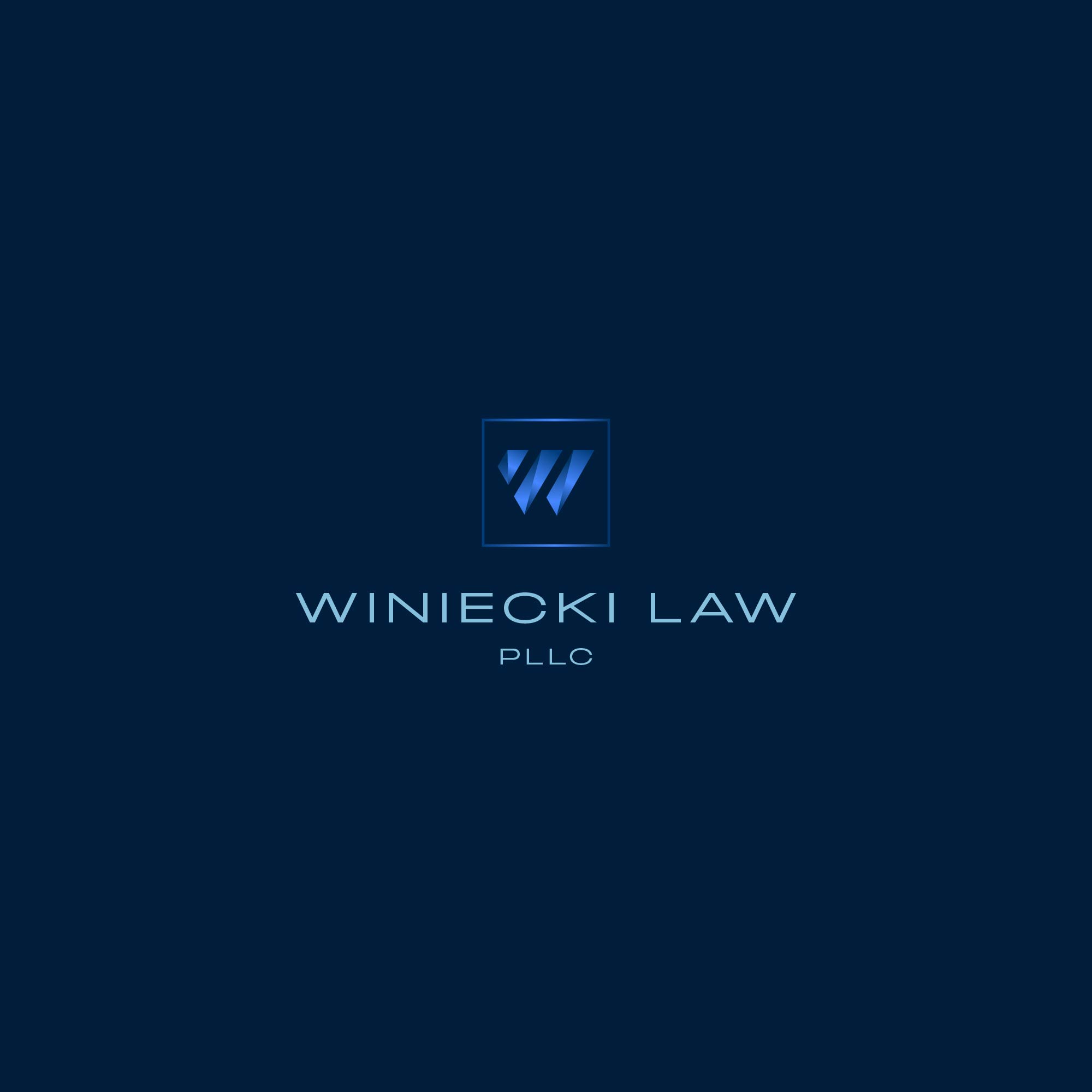 Logo Design by MICHAEL S.B for Winiecki Law PLLC | Design #36101232