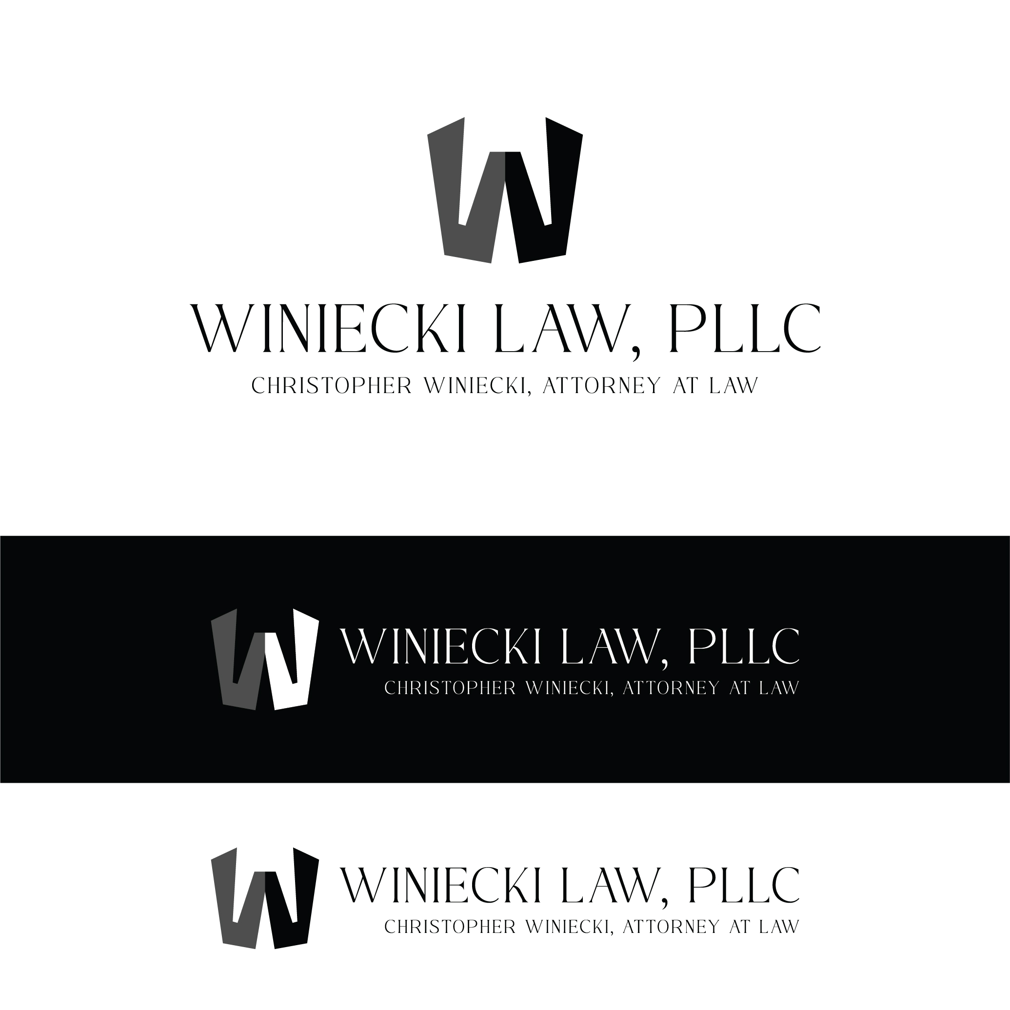Design de Logo par GraphicTec pour Winiecki Law PLLC | Design #36109134