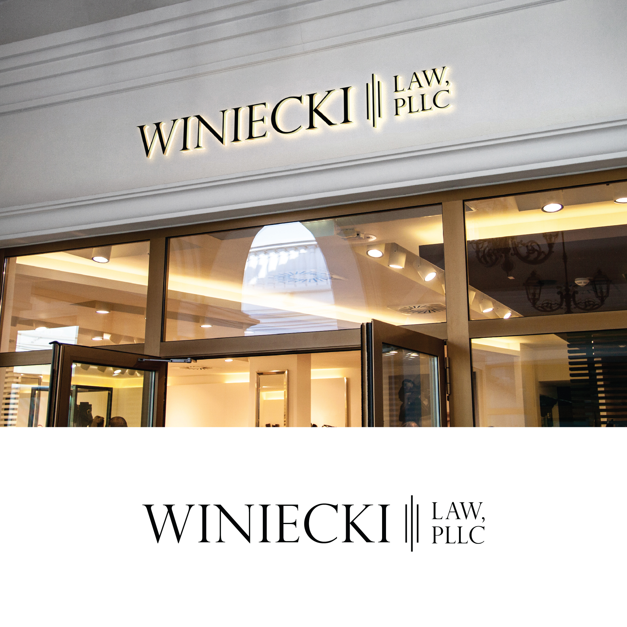 Diseño de Logo por GraphicTec para Winiecki Law PLLC | Diseño #36109135