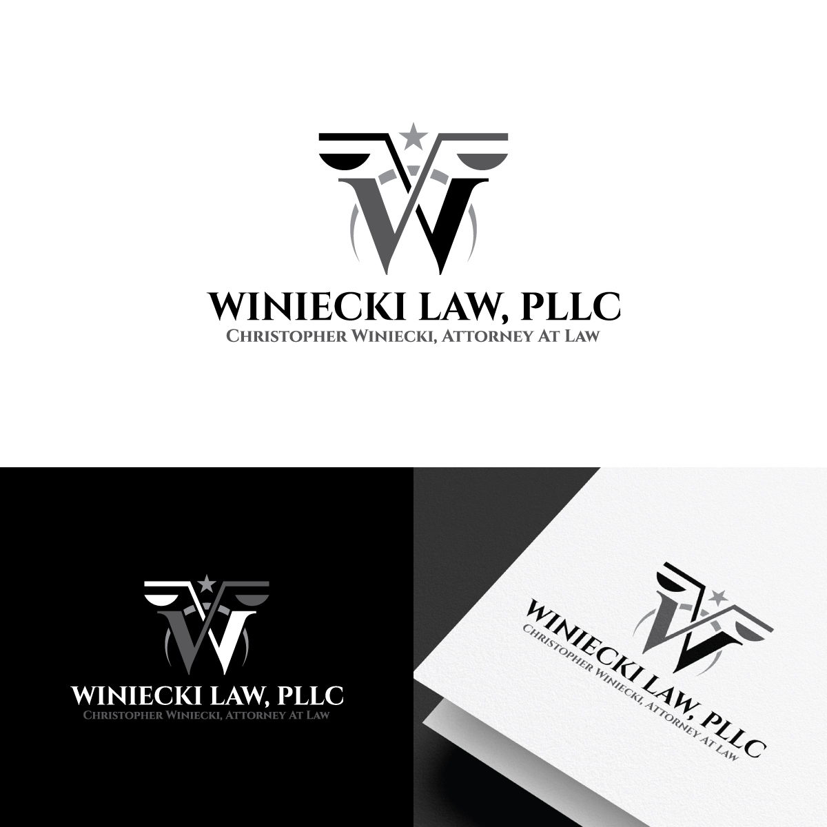 Logo Design by riya.mitra07j for Winiecki Law PLLC | Design #36049262