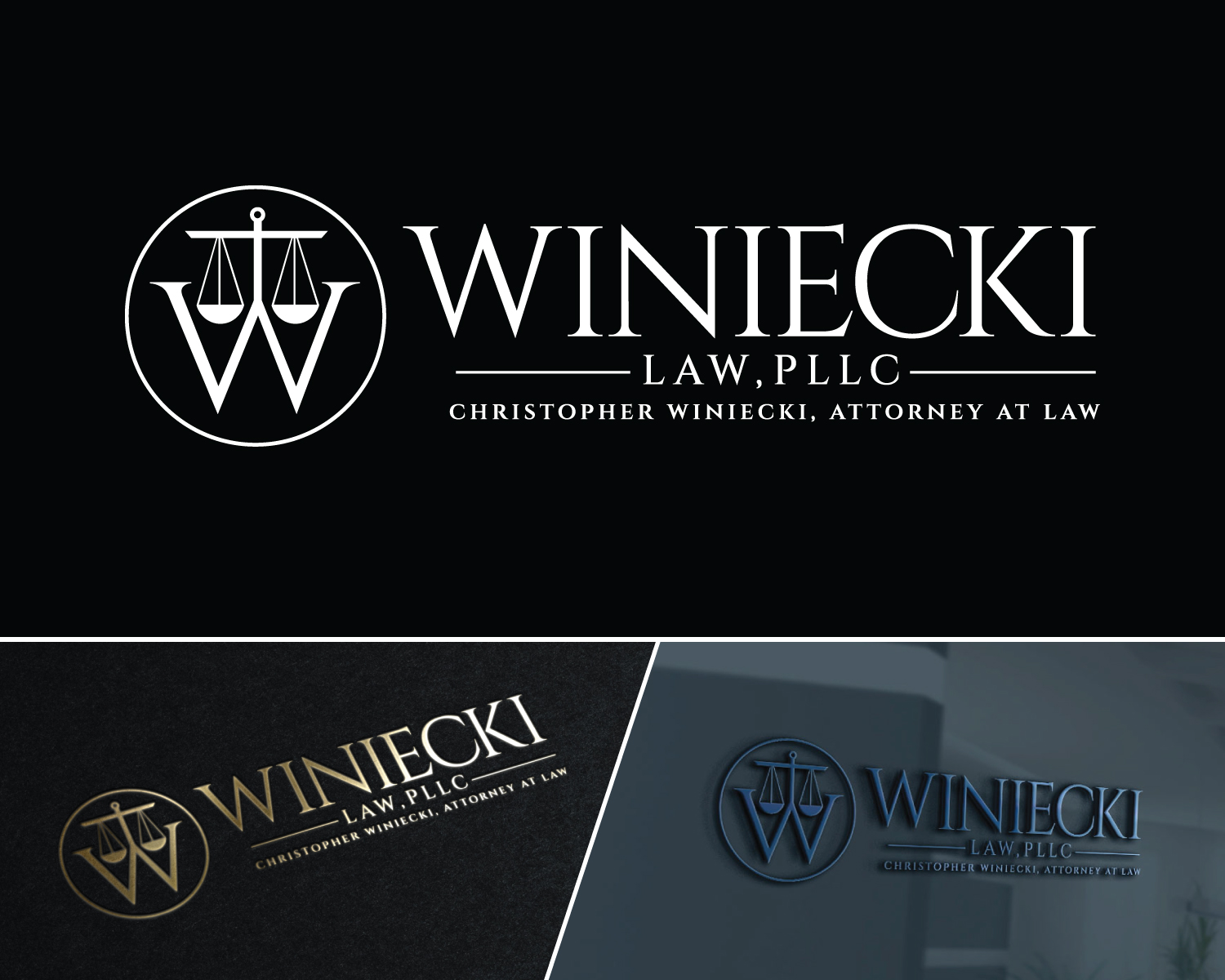 Logo-Design von Atec für Winiecki Law PLLC | Design #36049784