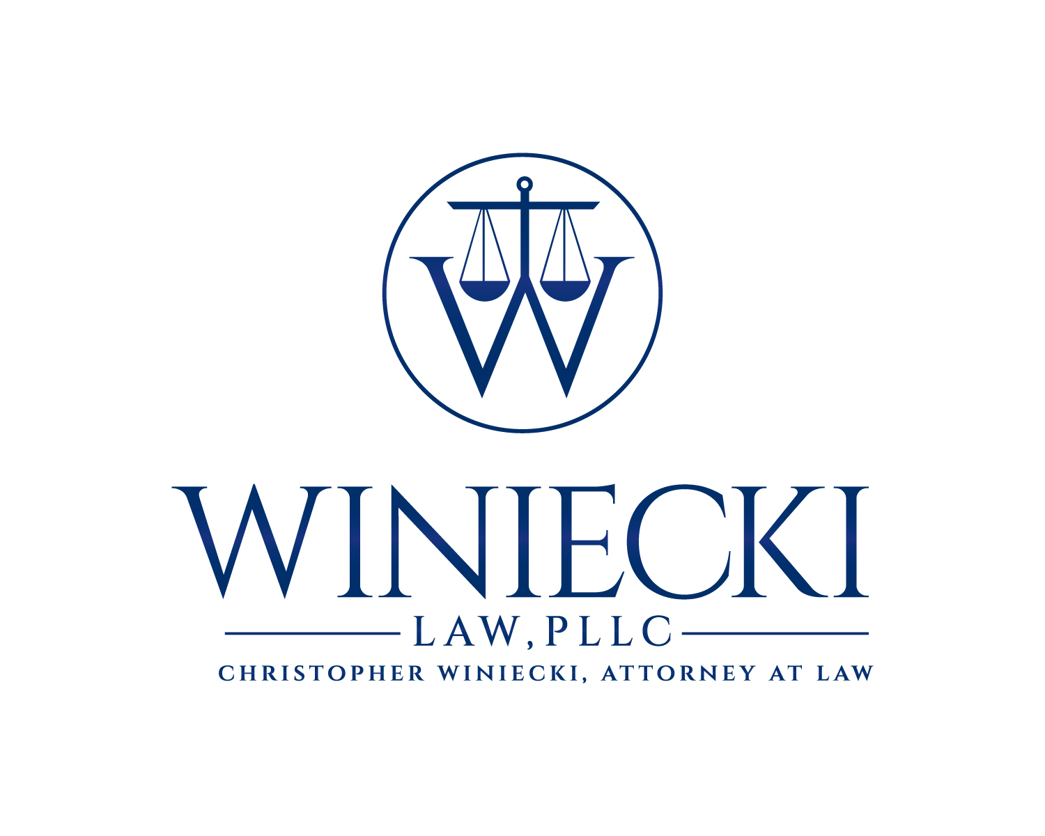 Logo Design by Atec for Winiecki Law PLLC | Design #36049785