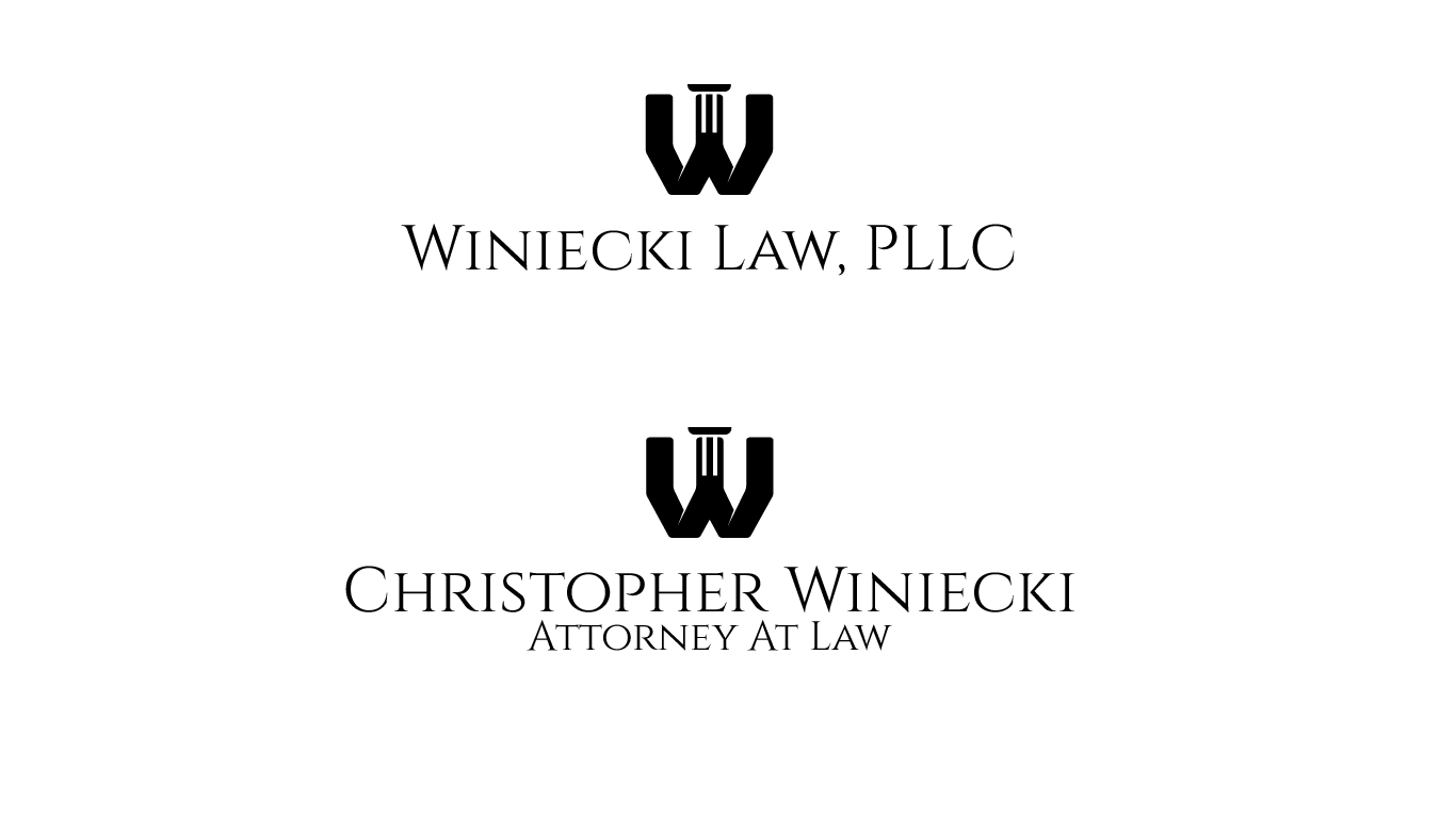 Logo Design by thepurplestudioz for Winiecki Law PLLC | Design #36054714