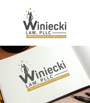 Logo Design by fly  design for Winiecki Law PLLC | Design: #36054260