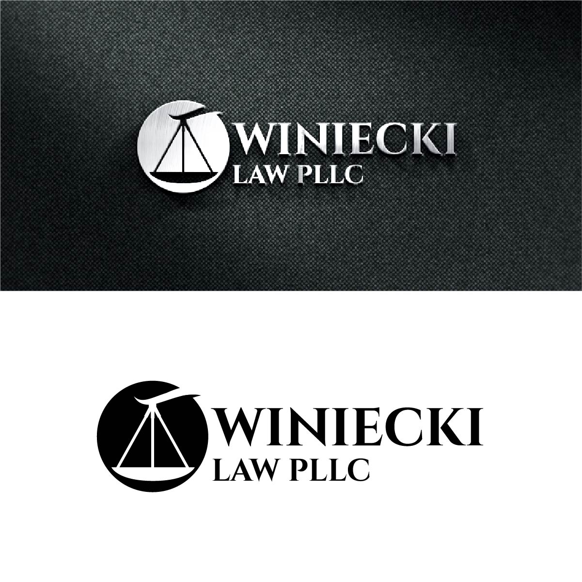 Logo Design by fly  design for Winiecki Law PLLC | Design #36054264