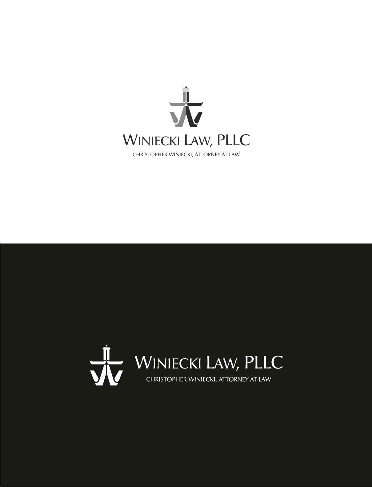 Design de Logo par Dave Paresh pour Winiecki Law PLLC | Design #36050041