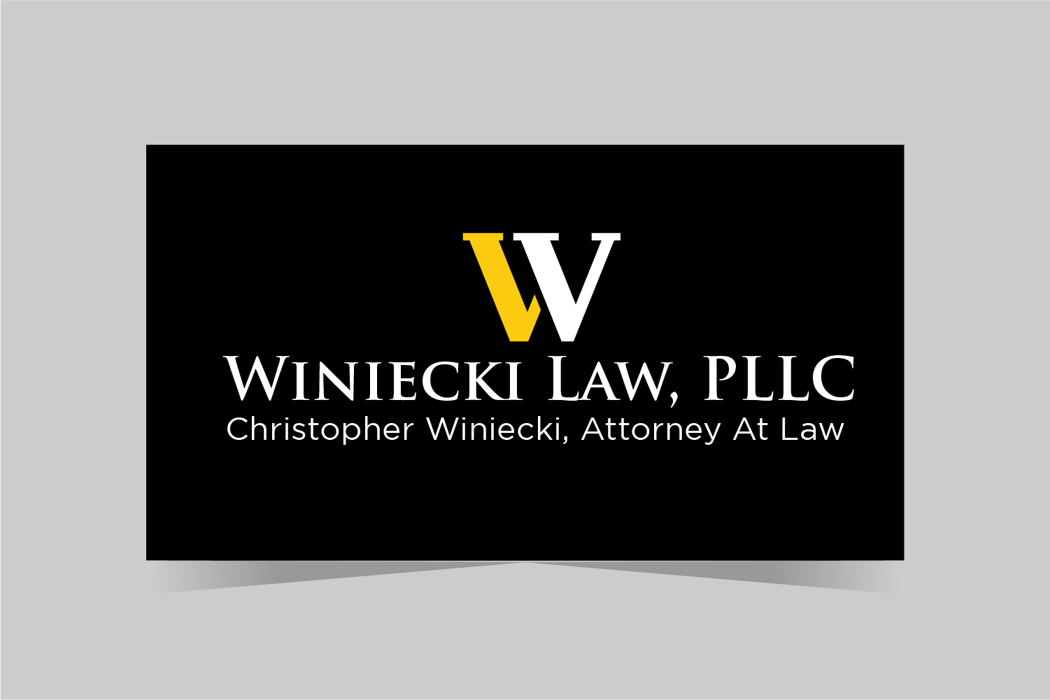 Logo Design by ARTLANTIES for Winiecki Law PLLC | Design #36103962