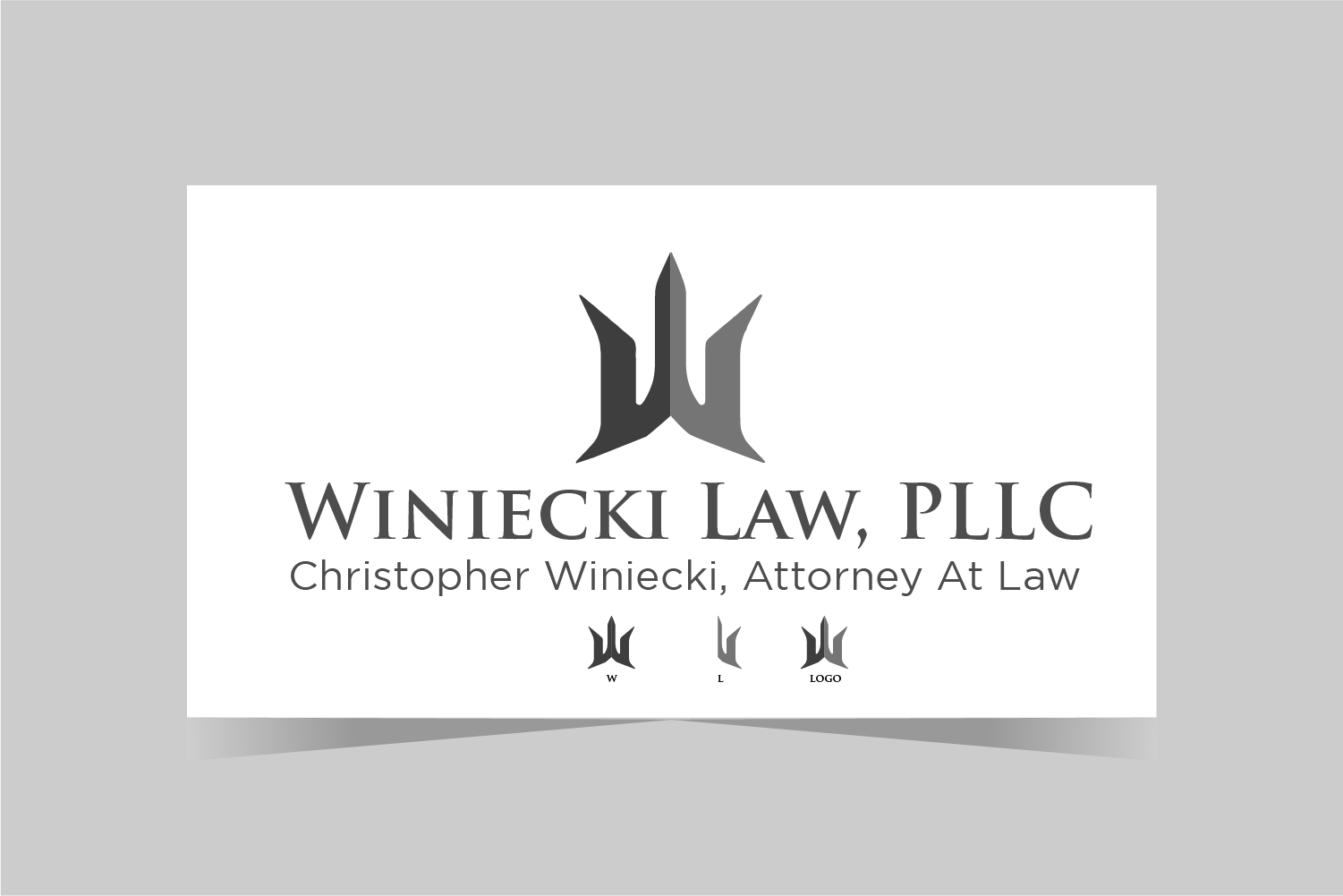 Logo Design by ARTLANTIES for Winiecki Law PLLC | Design #36104003