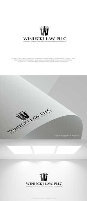 Logo Design by zebronicgraphic for Winiecki Law PLLC | Design: #36054788
