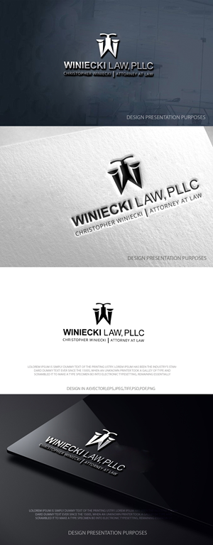 Logo Design by zebronicgraphic for Winiecki Law PLLC | Design: #36054789