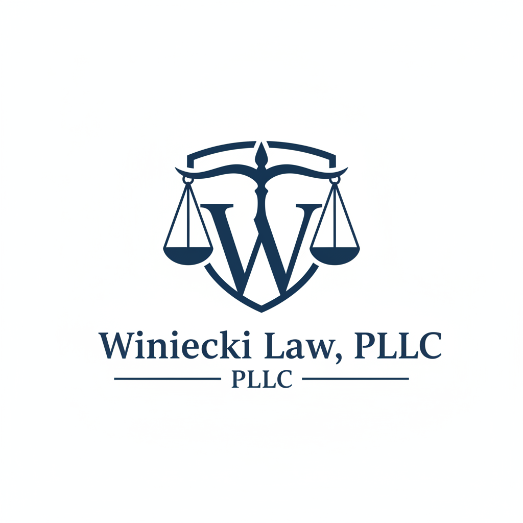 Diseño de Logo por UAD DESIGNS para Winiecki Law PLLC | Diseño #36050885