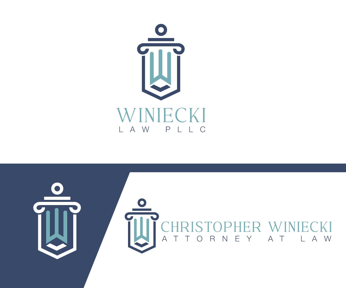 Logo Design by edwinnegz1 for Winiecki Law PLLC | Design #36083843