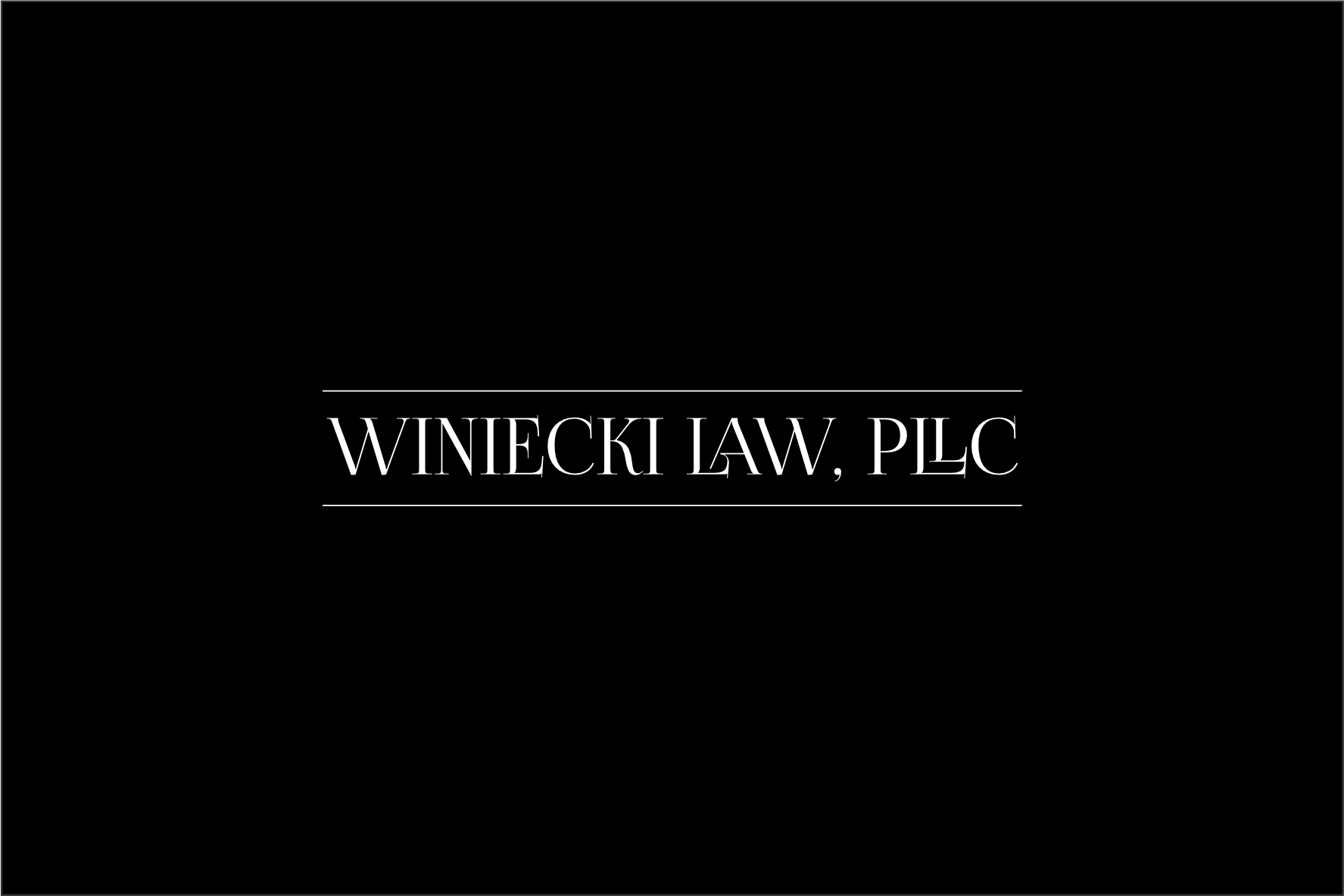 Diseño de Logo por BUNG para Winiecki Law PLLC | Diseño #36100234