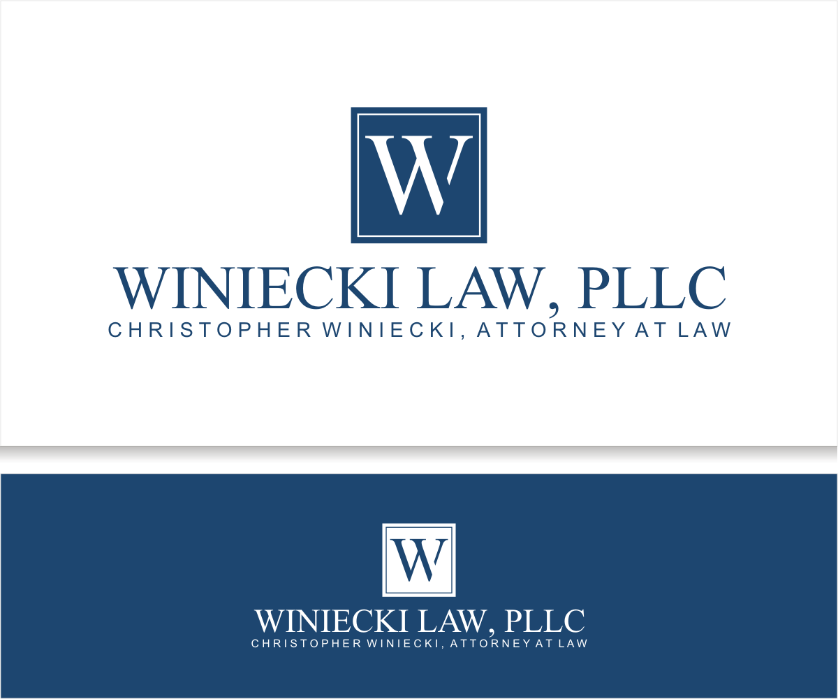 Logo Design by f i l d a for Winiecki Law PLLC | Design #36080328