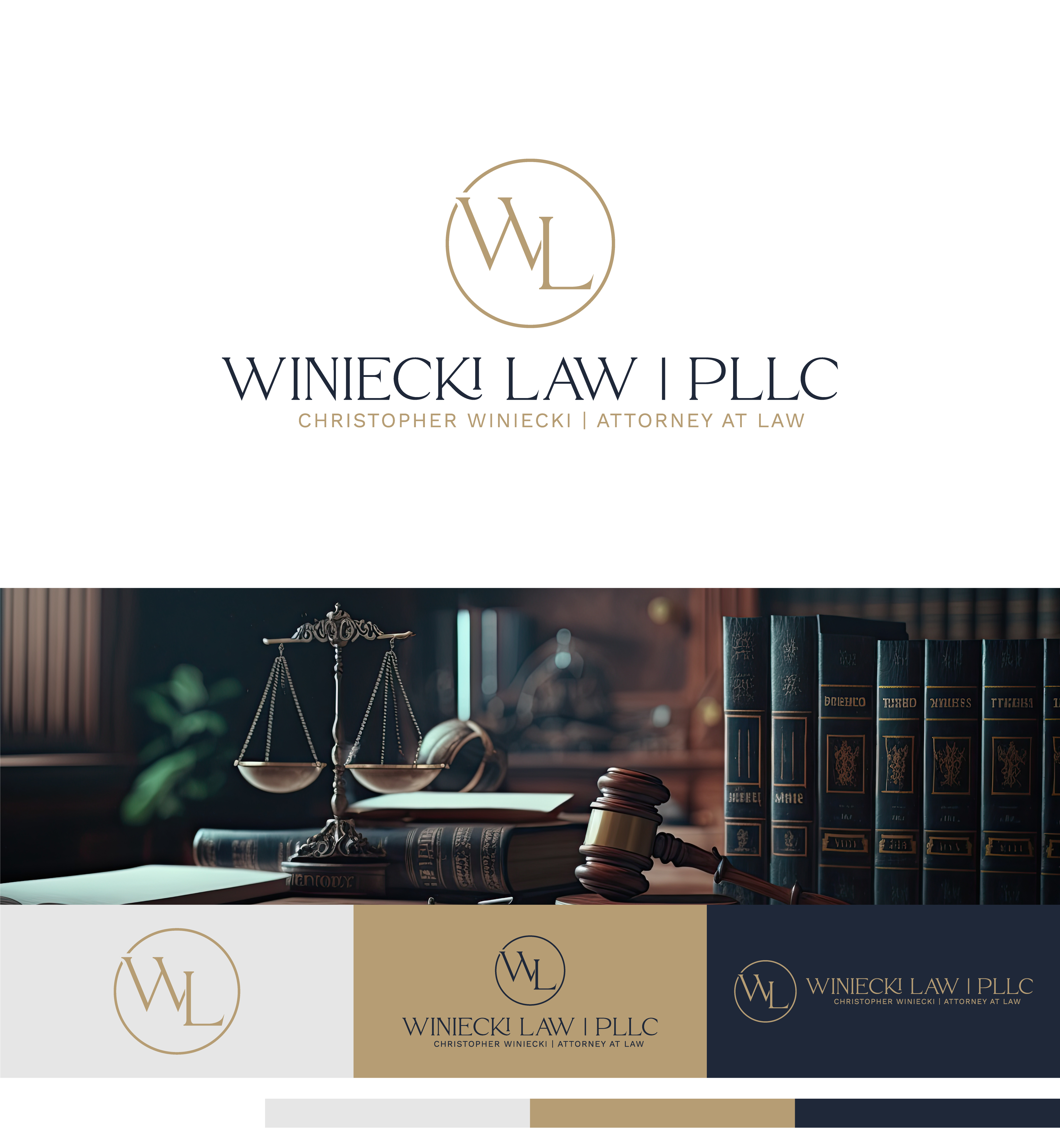 Logo Design by Nicolene Barnard for Winiecki Law PLLC | Design #36115303