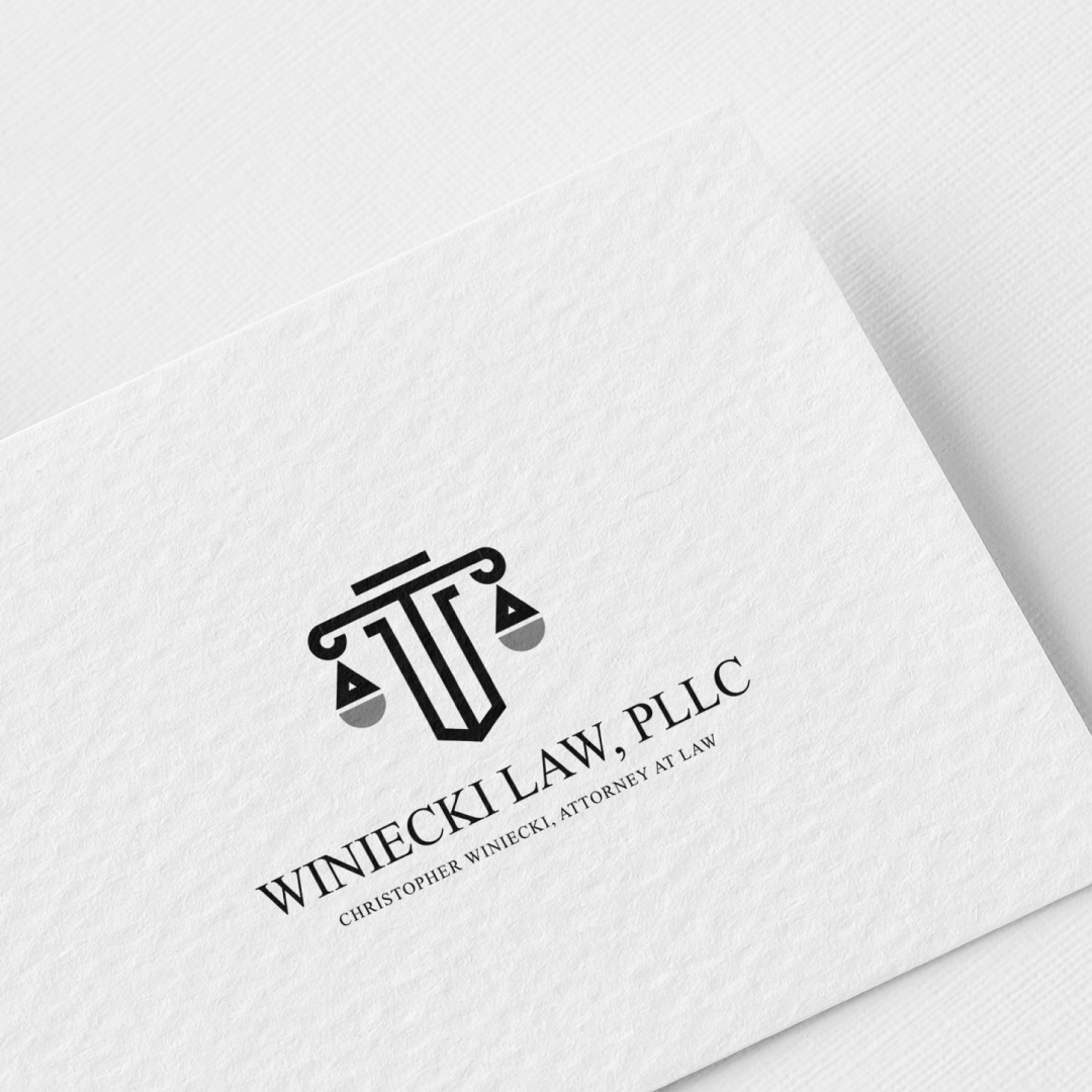 Logo Design by NOMLAS for Winiecki Law PLLC | Design #36073873