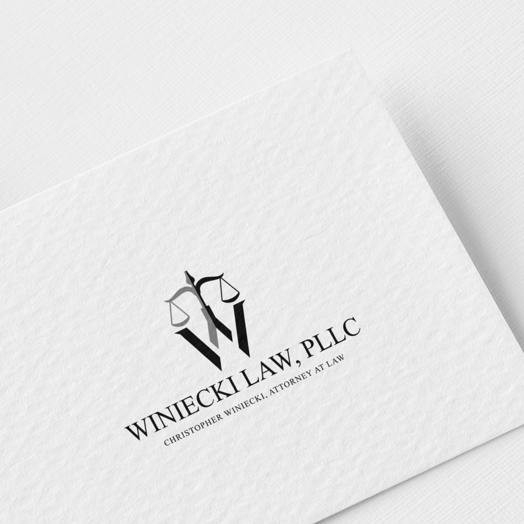 Logo-Design von NOMLAS für Winiecki Law PLLC | Design #36073875