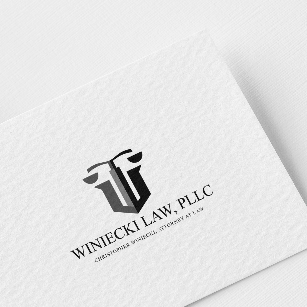 Diseño de Logo por NOMLAS para Winiecki Law PLLC | Diseño #36073878