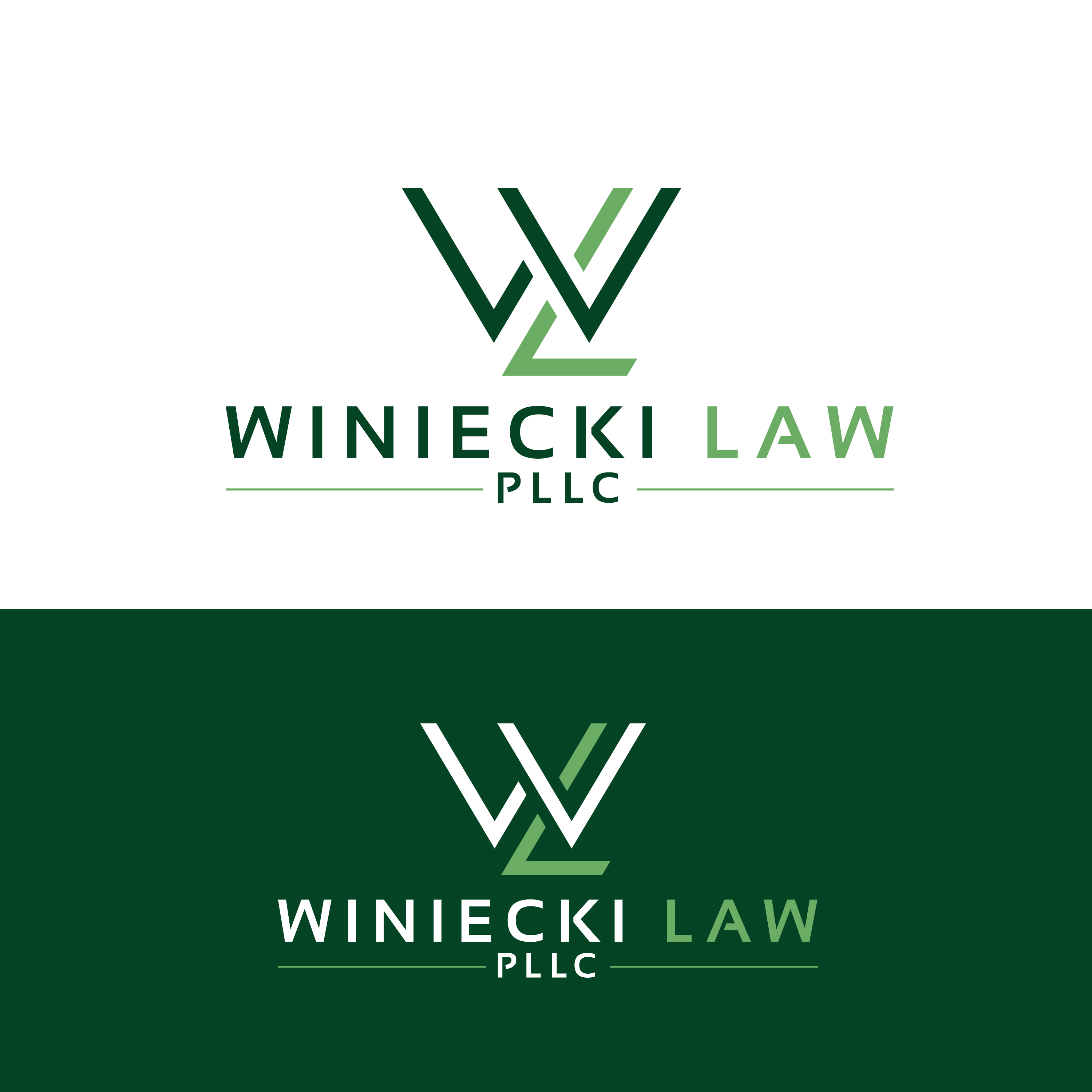 Logo-Design von UMBRA Designs für Winiecki Law PLLC | Design #36139366