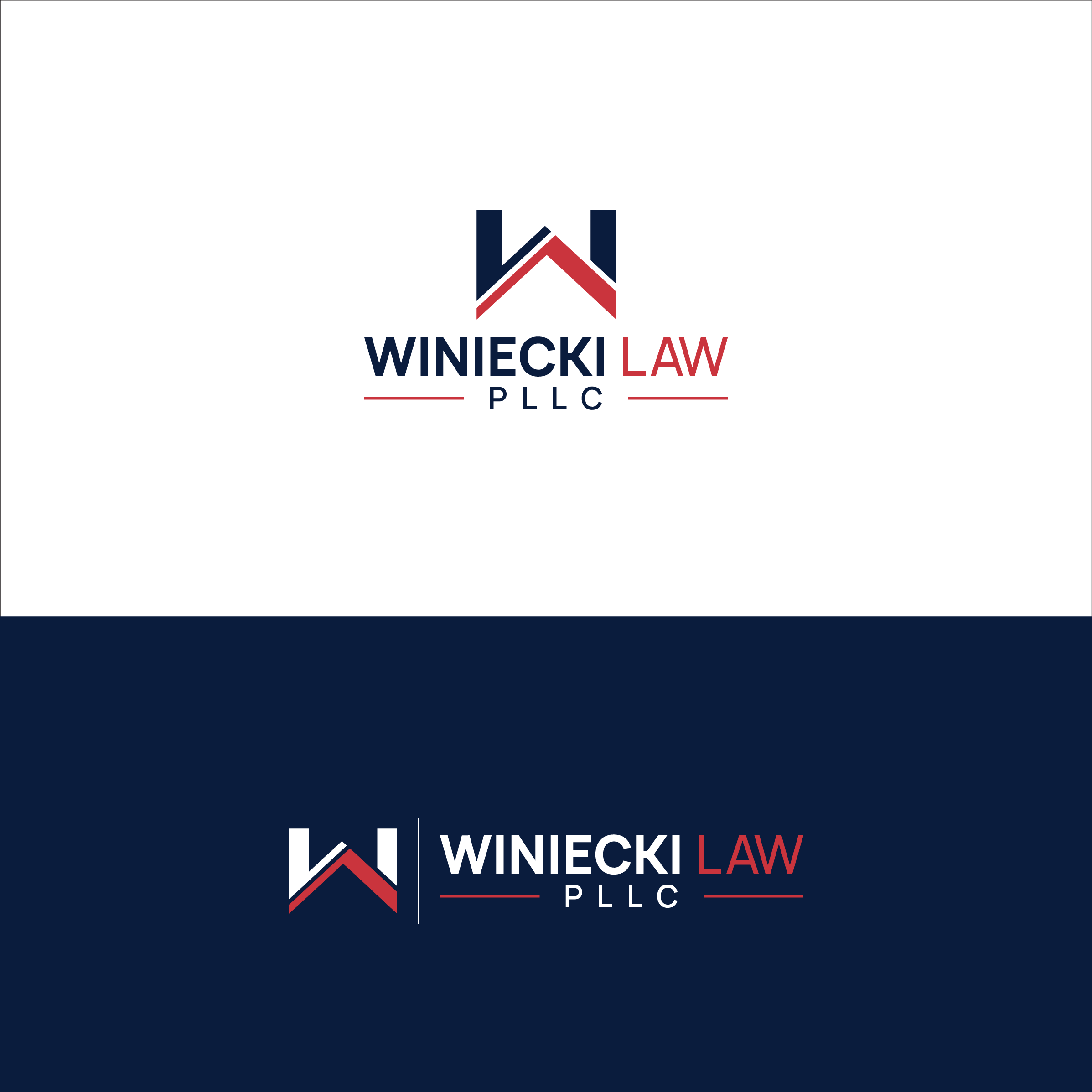 Diseño de Logo por gauravgraphy para Winiecki Law PLLC | Diseño #36107750