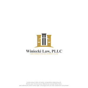 Diseño de Logo por M.Syaiful Huda para Winiecki Law PLLC | Diseño: #36049178