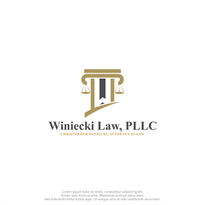 Diseño de Logo por M.Syaiful Huda para Winiecki Law PLLC | Diseño: #36049232