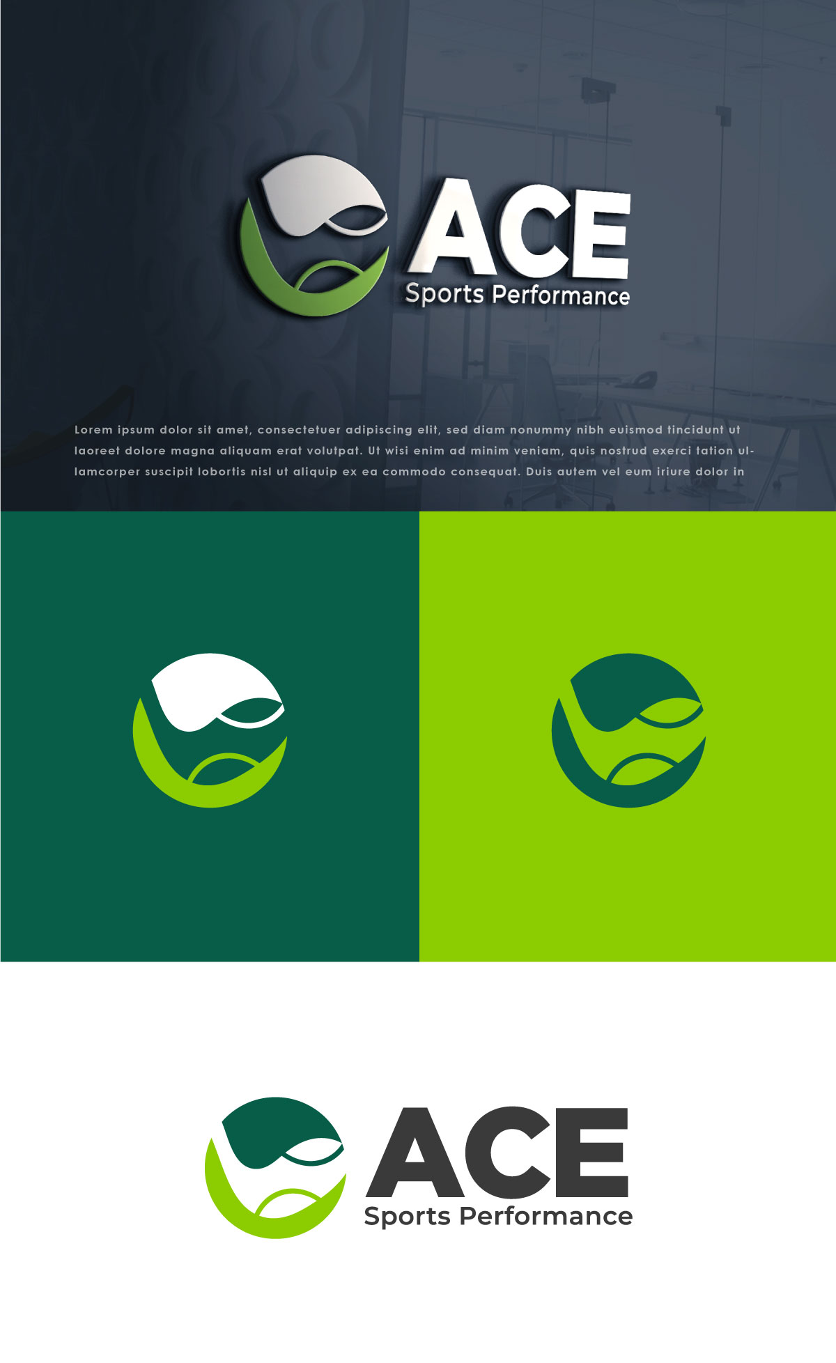 Logo Design by 99 Art.. for Ace Sports Performance  | Design #36043041