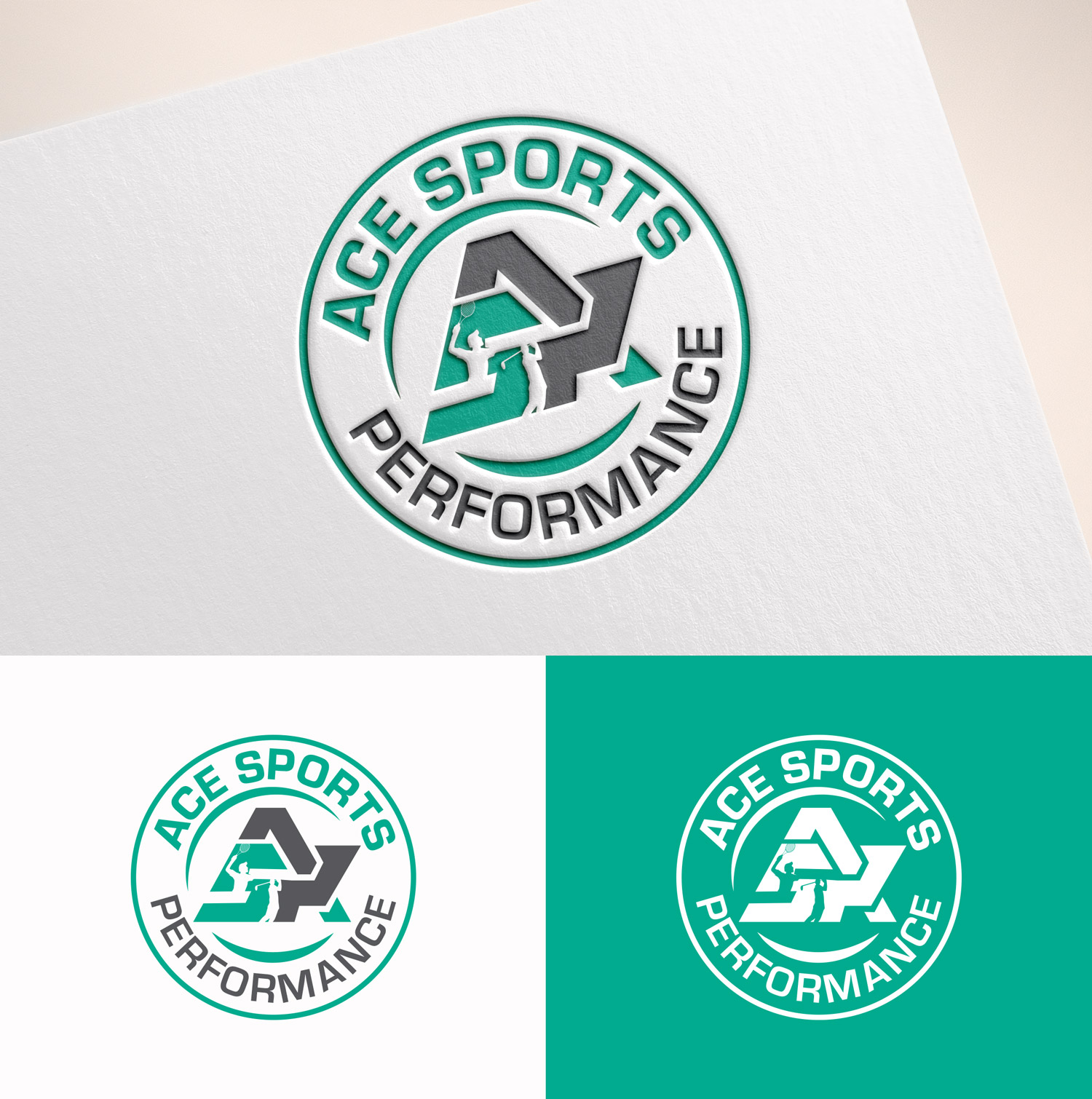 Logo Design by M Art & Design for Ace Sports Performance  | Design #36042919