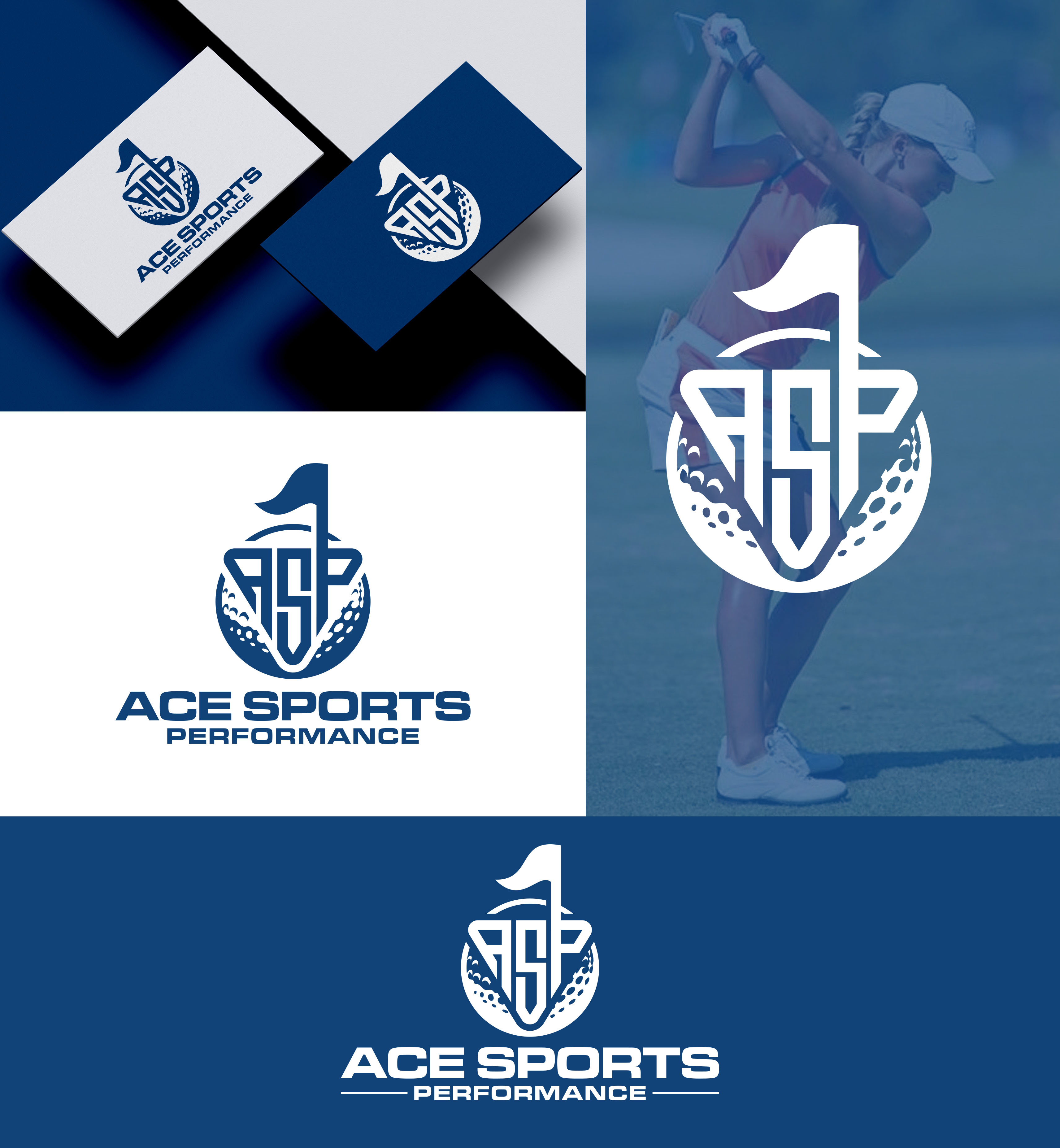 Logo Design by yellowdot for Ace Sports Performance  | Design #36042045