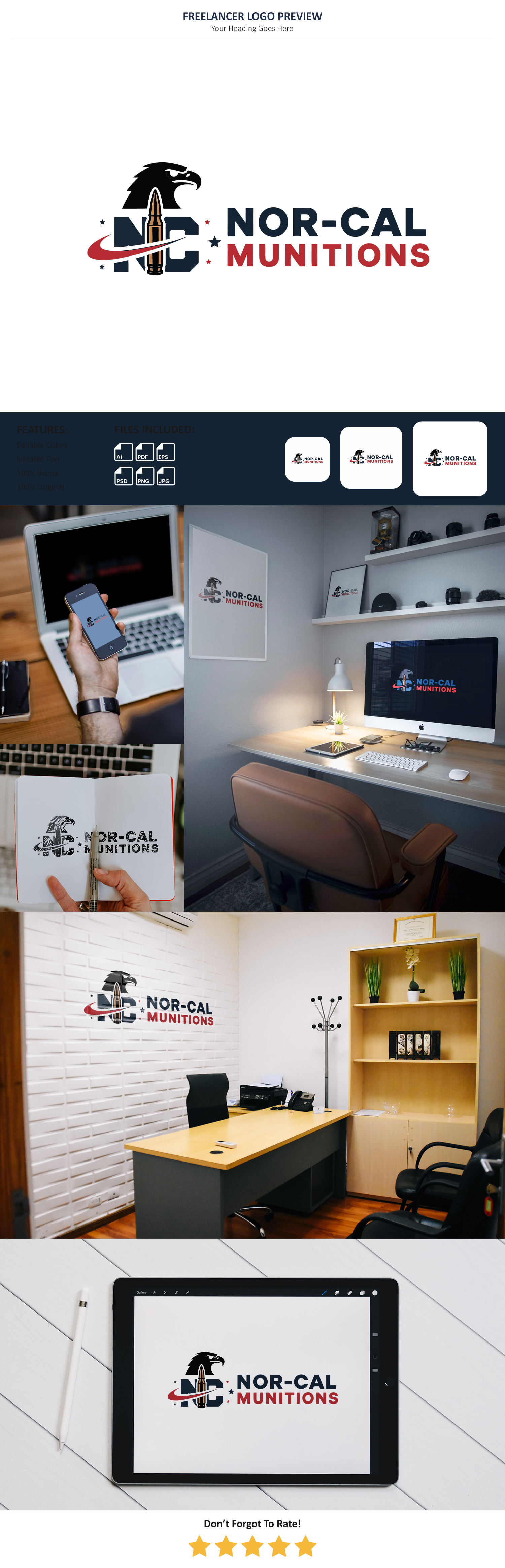 Logo Design by VectorForge for DAVIS GUNWORX | Design #36044094