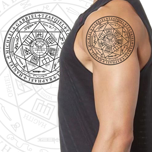 Shoulder Mystic Sigil. Tattoo