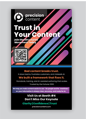 Flyer Design by designer1975 for Precision Content Authoring Solutions | Design: #36055694