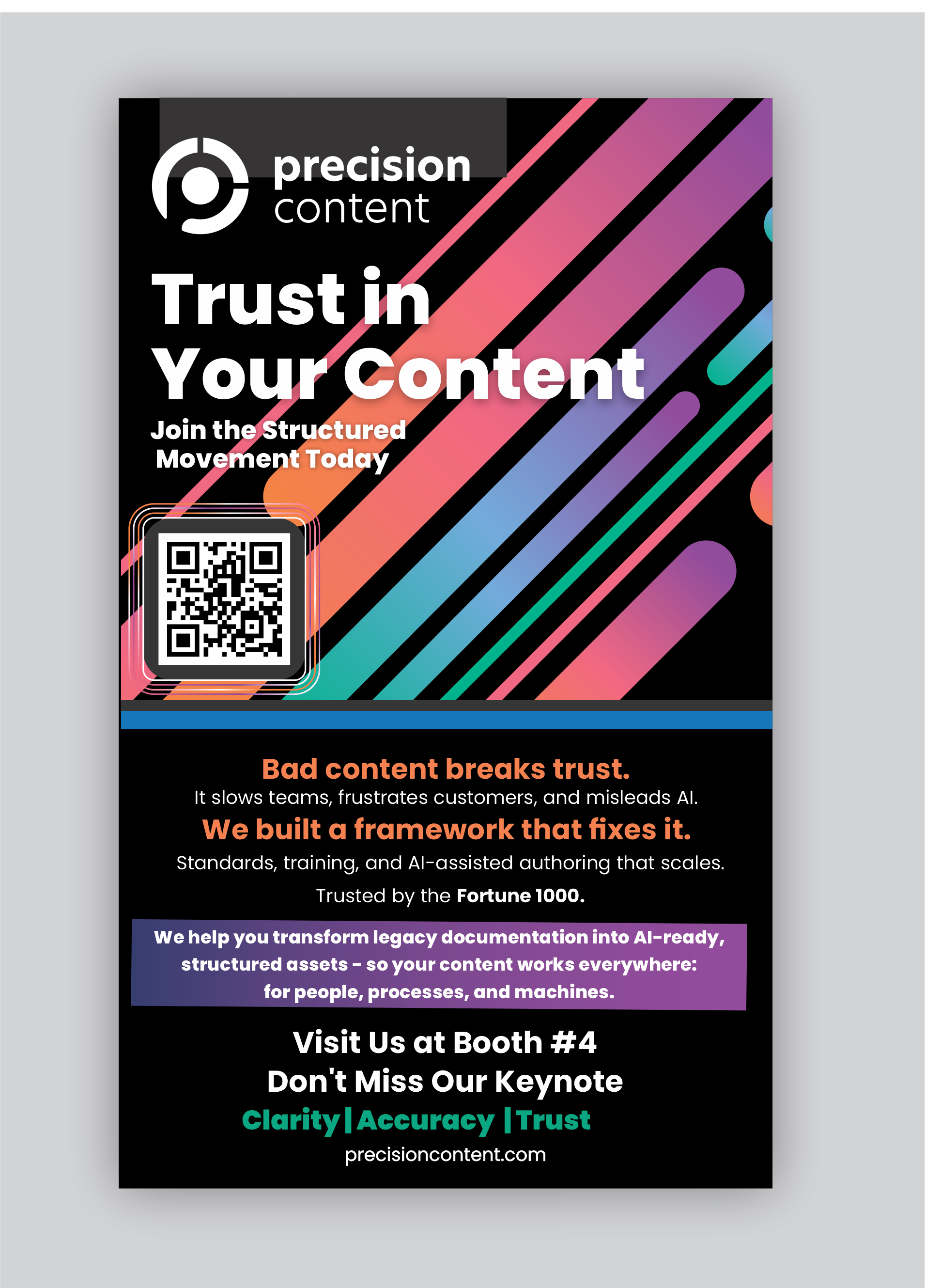 Design de Flyer par freelancer75 pour Precision Content Authoring Solutions | Design #36055730