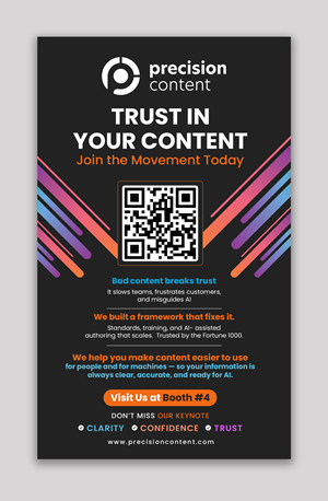 Design de Flyer par debdesign pour Precision Content Authoring Solutions | Design : #36054901