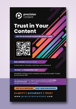 Design de Flyer par debdesign pour Precision Content Authoring Solutions | Design : #36059636