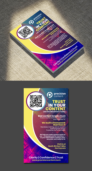 Design de Flyer par 123graphics pour Precision Content Authoring Solutions | Design #36053705