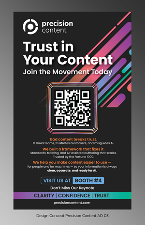 Design de Flyer par D Creative pour Precision Content Authoring Solutions | Design : #36054228