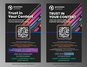 Design de Flyer par D Creative pour Precision Content Authoring Solutions | Design : #36056272