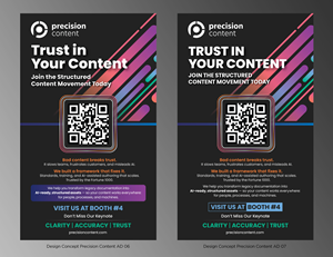 Design de Flyer par D Creative pour Precision Content Authoring Solutions | Design : #36056326