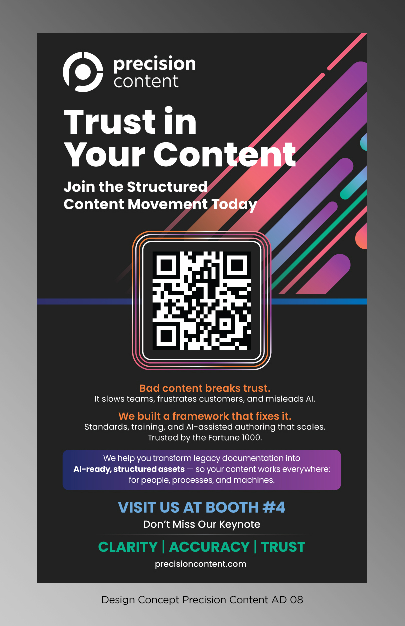 Flyer-Design von D Creative für Precision Content Authoring Solutions | Design #36056688