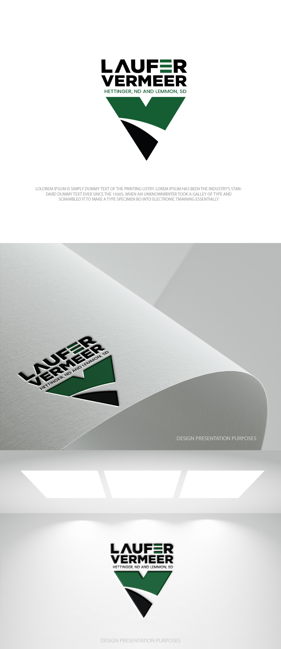 Diseño de Logo por zebronicgraphic para Laufer Vermeer | Diseño #36054697