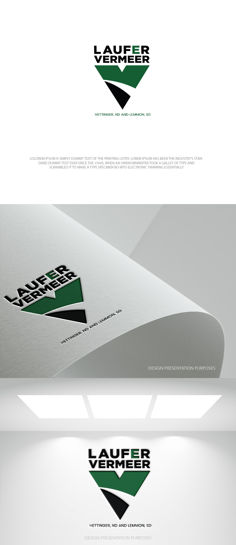 Diseño de Logo por zebronicgraphic para Laufer Vermeer | Diseño #36055939