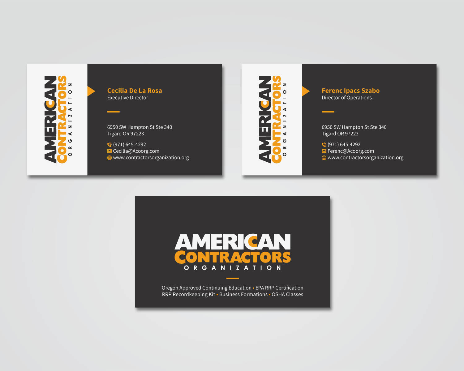 Grafik-Design von MDesign für American Contractors Organization  | Design #36059006