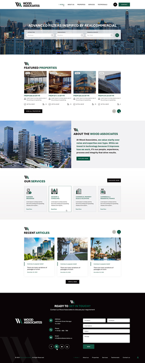 Web Design by Ved Web Services for this project | Design #36090240