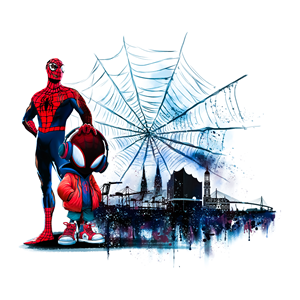 Spidermen Comic Dad &amp; Sohn