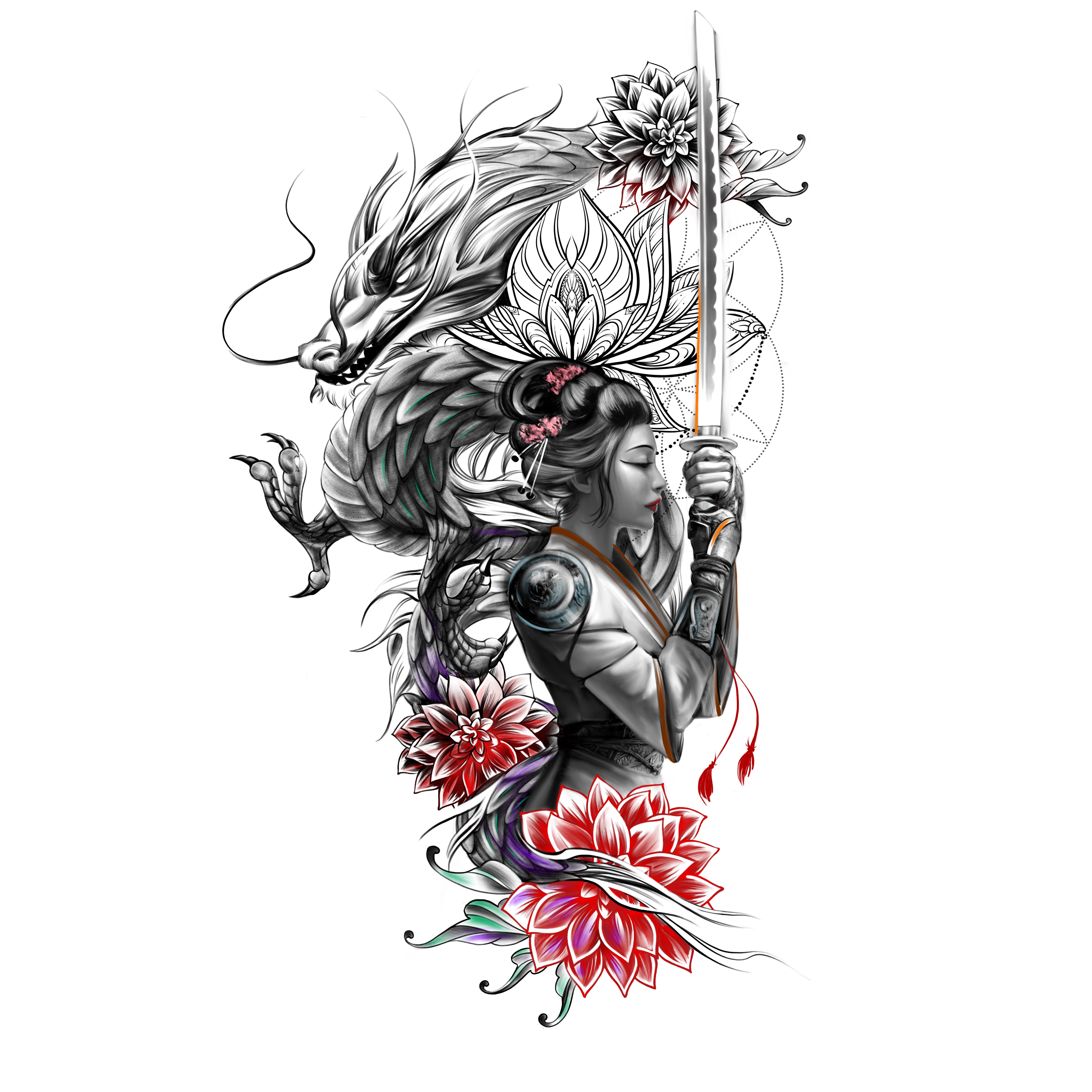 Tattoo Design by Ukrdesign for this project | Design #36084338